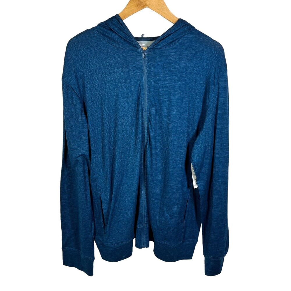 Seriously Soft Sleep Men's Sweater Size Large Soft And Cozy Blend Color Blue